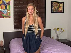 18-21-year-old pussy, tight, oral, blonde