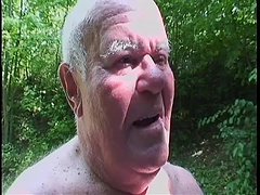 outdoor wild, forest, big-tits, grandma