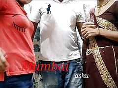 Indian threesome video Mumbai Ashu sex video 