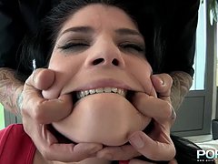 Busty Lucia Gets Fingered Deep 