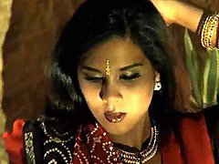 Brunette Bollywood Goddess Dances