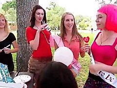 cute public, babe, party, park-sex