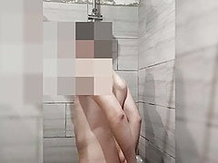 Security Guard Naked Work Shower Masturbate 