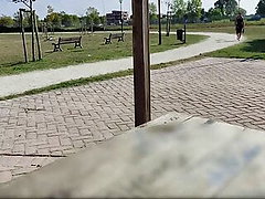 Teacher Jerks off a Student s Cock in a public park 