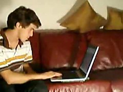 Jerking off on webcam and getting blown 