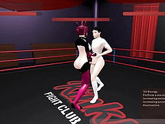 Kinky Fight Club Wrestling Hentai game Ep1 – hard anal pegging