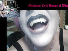 mistress goth, vampire, small-tits, toys