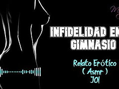 Infidelity in the gym - Erotic Story - ASMR - Real 