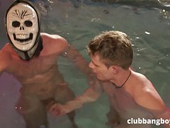 Swimming Wigs Masks And Hot Gay Sex 