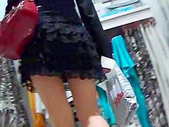 upskirt skirt, ass, legs