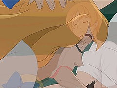tekenfilms spotprent blond japanse animatie slut