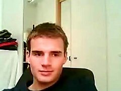 Hard body young man masturbates on webcam