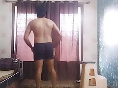Indian boy workout and hard sex 