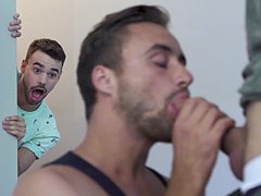 Gay Hunk Cheats On Girlfriend With A Manly Stud 