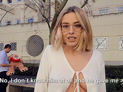 public outdoor, babe, pov-point-of-view, big-cock