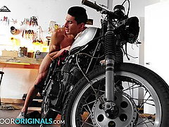 NextDoorStudios - Jim Fit Rammed On Motorcycle By BF 