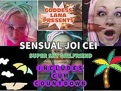 Sensual JOI CEI with your shy girlfriend on cam Includes 