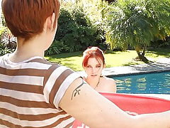 Redhead Girl in lesbian scene ndash Lily 