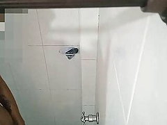 masturbating bathroom, handjob, friend, webcam