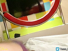 Tessa Dom fucks a fan in an hotel room Tied amp spanked 
