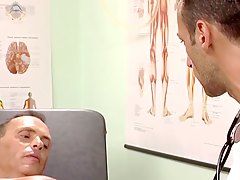 Horny doctor drilling his patients ass 