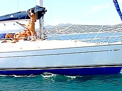 Windjammer sail turns into cock sucking,ass fucking fun
