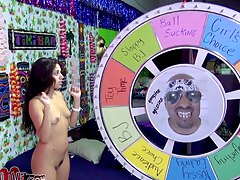 slutty gia spins the wheel of sex then 